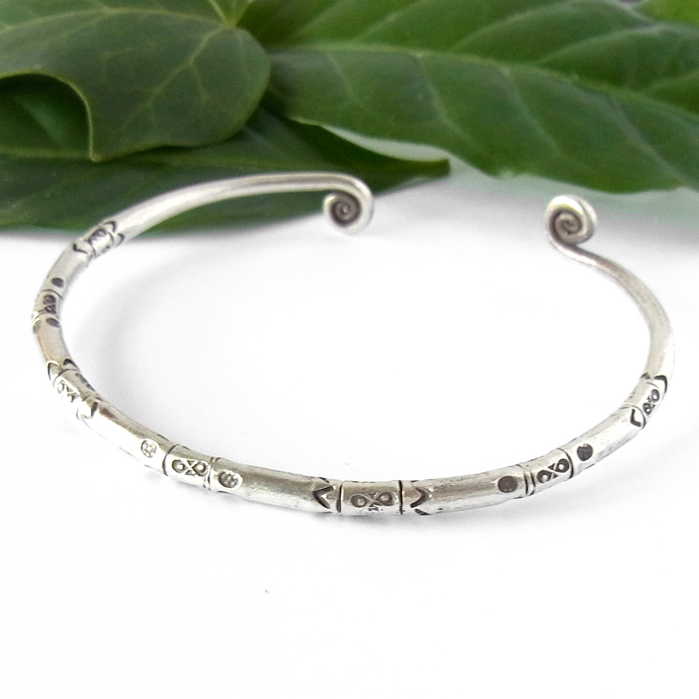 カレン族シルバーバングル