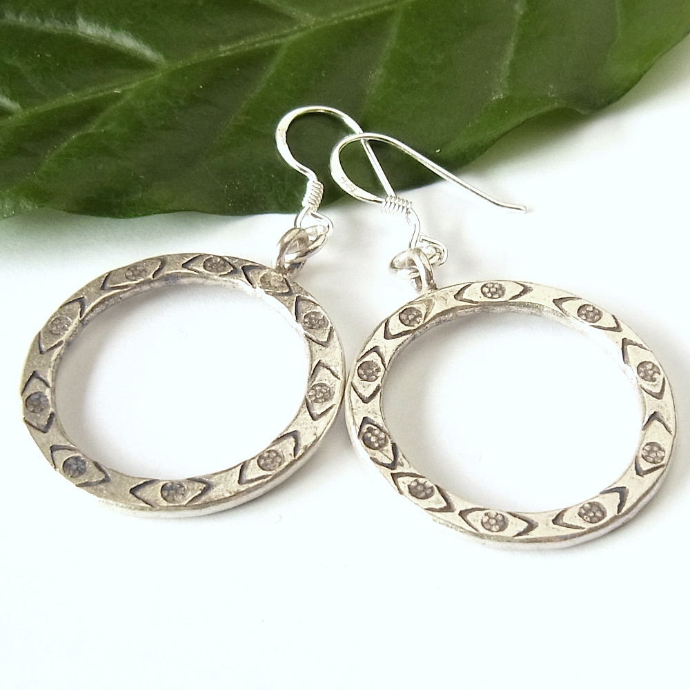 カレン族シルバーピアス