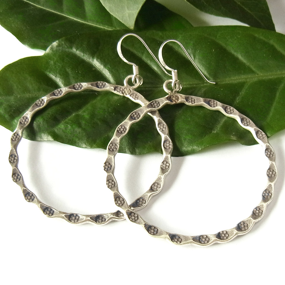 カレン族シルバーピアス