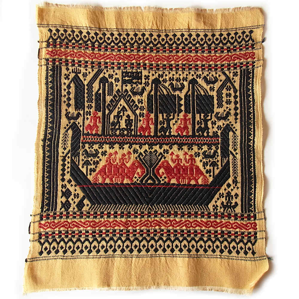 スラウェシ島＆スマトラ島の織物の織物～ダイナミックな風合いが魅力の 